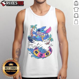 Awesome Stitch Enjoy Your Wave Tank Top in vibrant colors, perfect for summer style and casual beach outings.