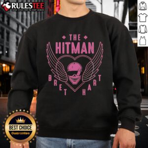 Awesome The Hitman Bret Hart sweatshirt featuring iconic wrestling graphics and a stylish design for fans of wrestling apparel.