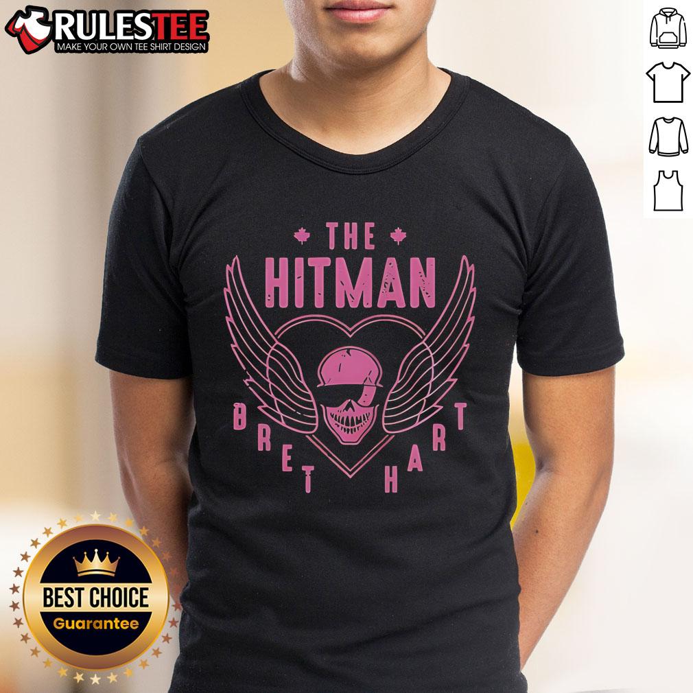 Awesome The Hitman Bret Hart T-Shirt featuring iconic wrestling graphics and bold colors, perfect for fans and collectors.