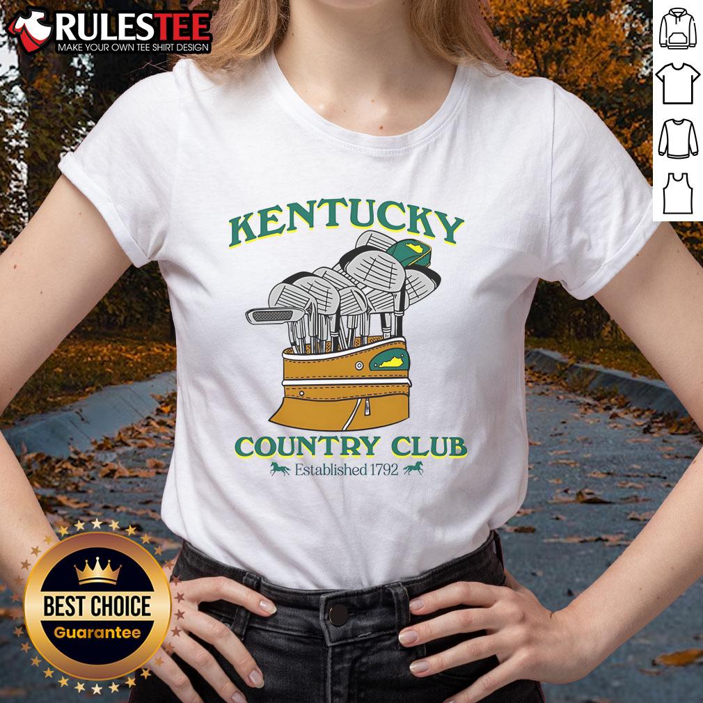 Ladies tee at Awesome The Kentucky Country Club, established 1792, featuring lush greens and a scenic golf course.
