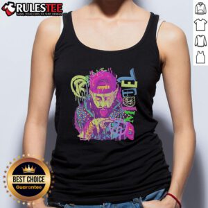 Awesome Trey Miguel drip style tank top featuring vibrant colors and trendy design, perfect for stylish casual wear.