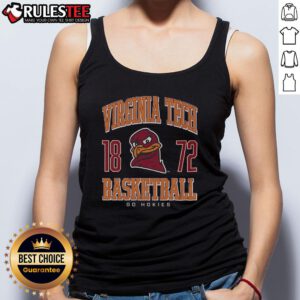 Alt Text: Awesome Virginia Tech Hokies basketball tank top, perfect for fans showcasing team spirit during games.