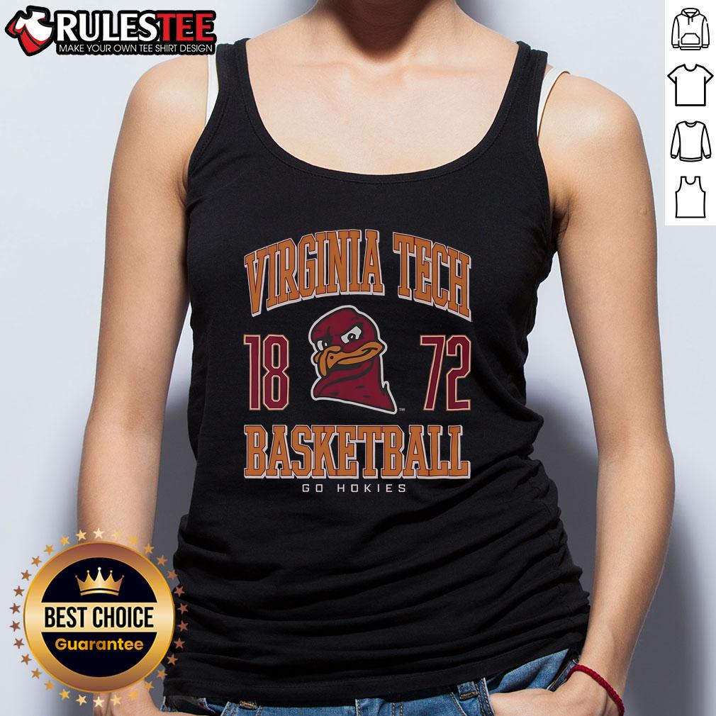 Alt Text: Awesome Virginia Tech Hokies basketball tank top, perfect for fans showcasing team spirit during games.