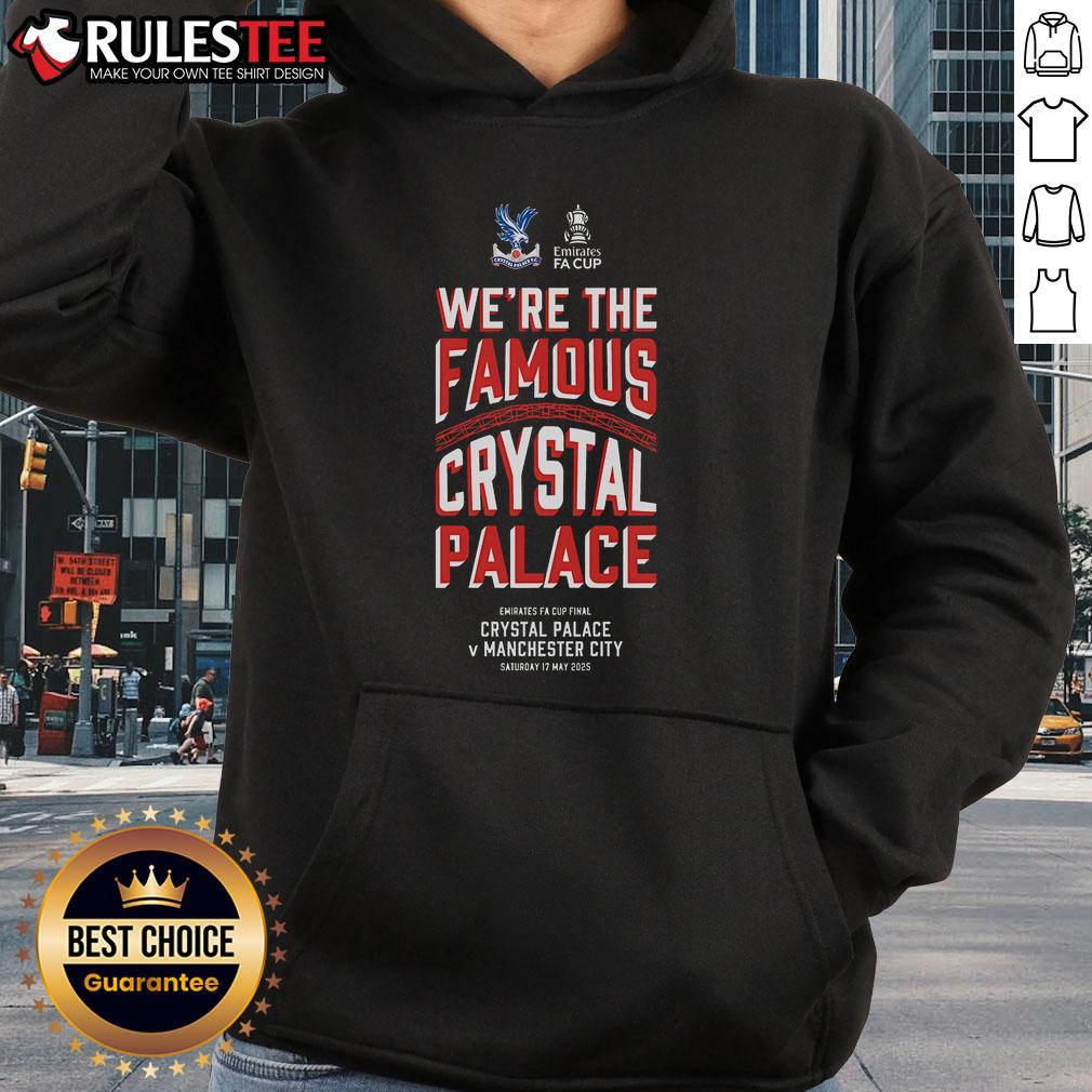 Awesome Were The Famous Crystal Palace Final Junior Hoodie in vibrant colors, perfect for young fans of the team.