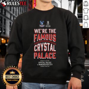 Awesome Were The Famous Crystal Palace Final Junior Sweatshirt in vibrant colors for kids, perfect for football fans.