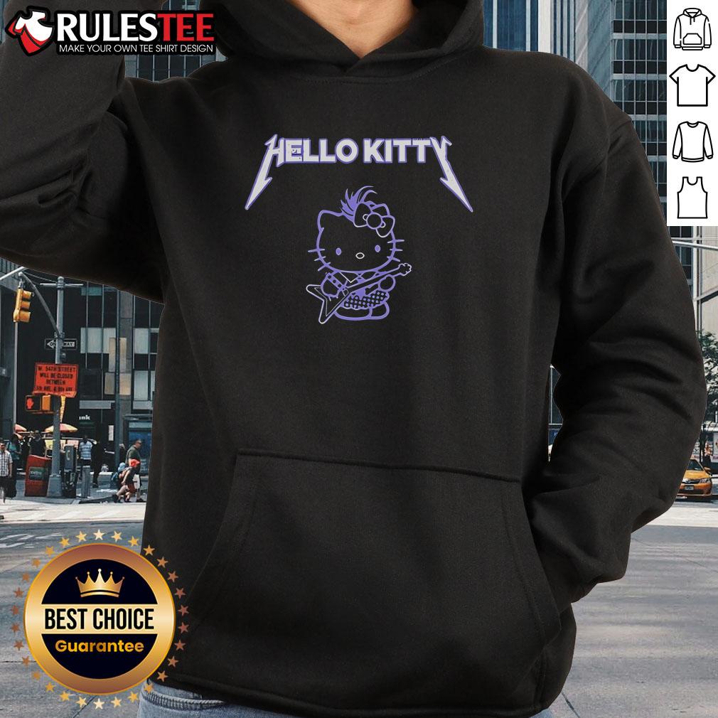 Adorable Cute Hello Kitty Forever Metal Hoodie featuring a vibrant design, perfect for fans of Hello Kitty fashion.