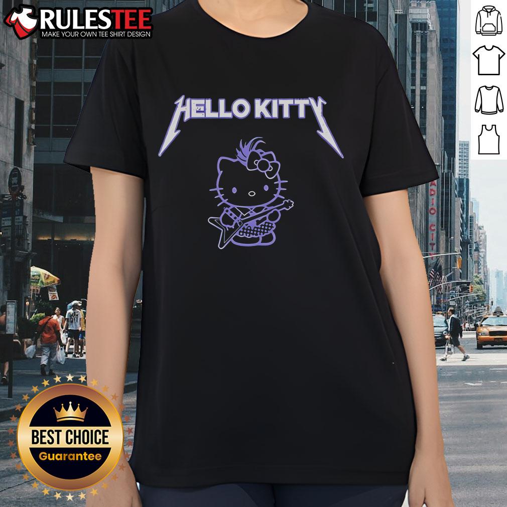 Cute Hello Kitty Forever metal ladies tee featuring a vibrant design and comfortable fit, perfect for fans.