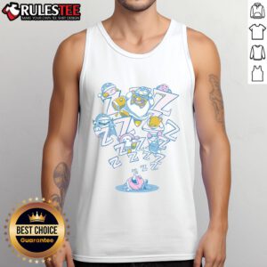 Cute Kirby tank top featuring 'Our Dreams Will Carry Us' design, perfect for fans and stylish summer wear.