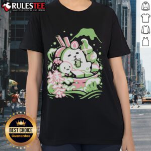 Alt Text: Cute Matcha Made in Heaven ladies tee featuring a vibrant green design, perfect for tea lovers and casual wear.