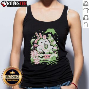 Alt Text: Cute Matcha Made in Heaven tank top featuring a vibrant green design, perfect for matcha lovers and casual wear.