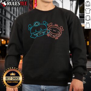 Adorable Cute Shoomimi and Shoominion Vtuber sweatshirt featuring vibrant graphics and cozy design for fans.