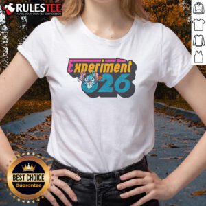 Alt Text: Cute Stitch Experiment 626 ladies tee featuring a vibrant design of Stitch from Lilo & Stitch, perfect for fans.