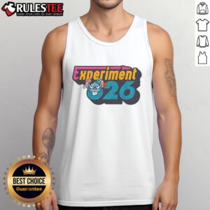 Cute Stitch Experiment 626 tank top featuring vibrant colors and a playful design inspired by Lilo & Stitch.