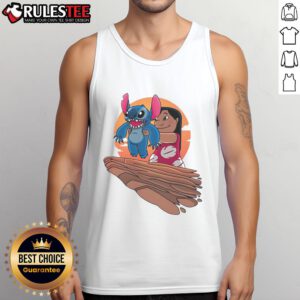 Alt Text: Cute Lilo and Stitch tank top featuring Experiment King design, perfect for fans of Disney's Lilo & Stitch.