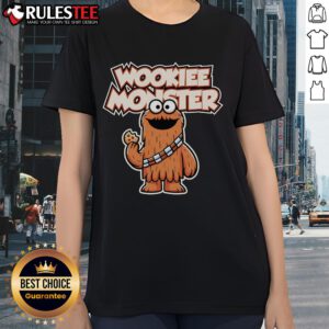 Cute Wookie Monster ladies tee featuring a colorful graphic and soft fabric, perfect for casual wear and fans.