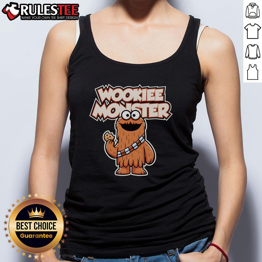 Cute Wookie Monster tank top featuring vibrant colors and a playful design, perfect for casual summer wear.
