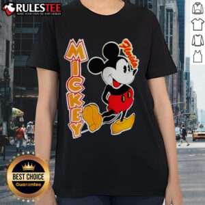 Funny Mickey Florida cartoon ladies tee featuring a vibrant design perfect for casual wear and Disney enthusiasts.
