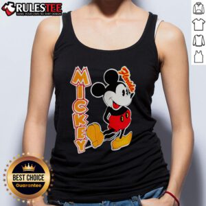 Funny Mickey Florida cartoon tank top featuring a playful design perfect for summer fun and Disney fans.