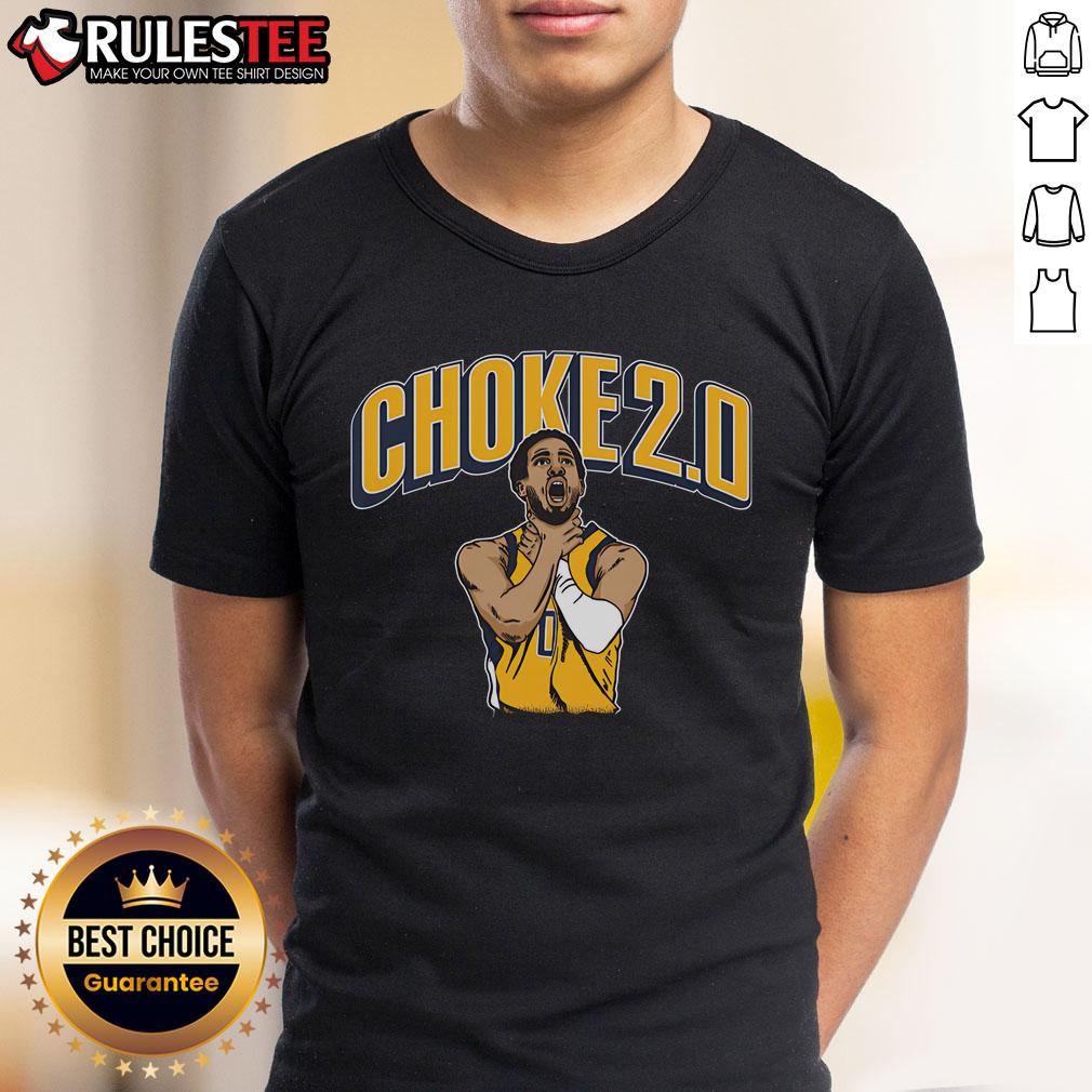 Funny Tyrese Haliburton Choke 2.0 T-Shirt featuring a humorous design inspired by the basketball star's memorable moments.