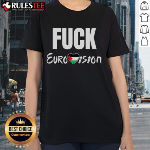Official Fck Eurovision Ladies Tee featuring bold graphic design and stylish fit, perfect for music festival fans.
