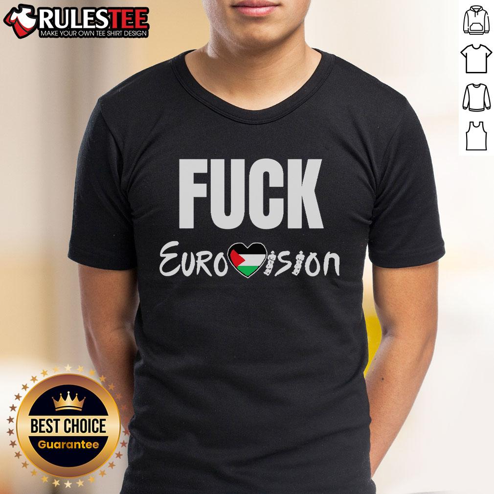 Official Fck Eurovision T-Shirt featuring bold graphic design, perfect for Eurovision fans and music festival lovers.