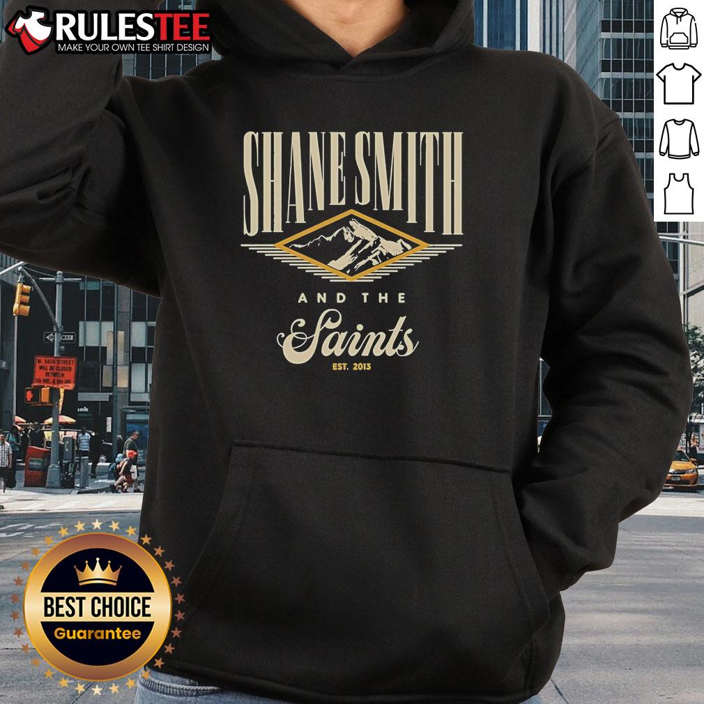Official Shane Smith and The Saints Diamond Mountain hoodie, established 2013, featuring logo and stylish design.