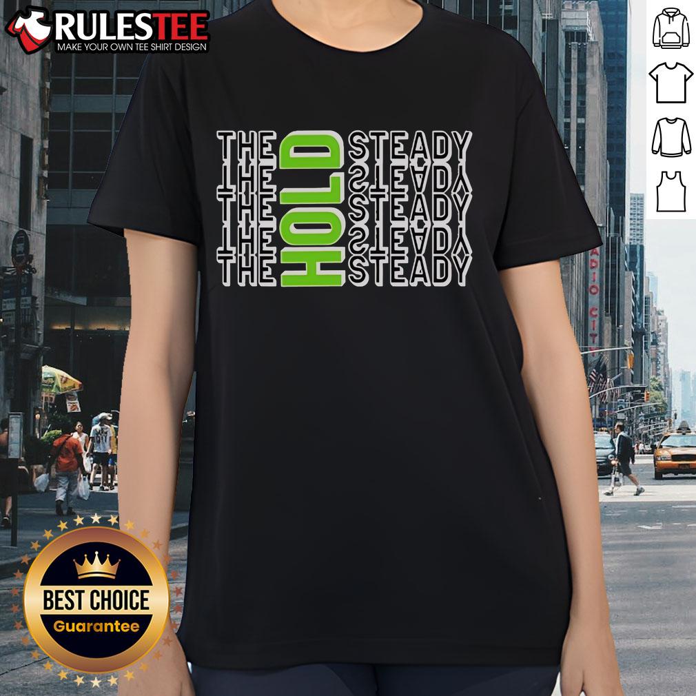 Official The Hold Steady Repeat Ladies Tee featuring a stylish design for fans of the band.