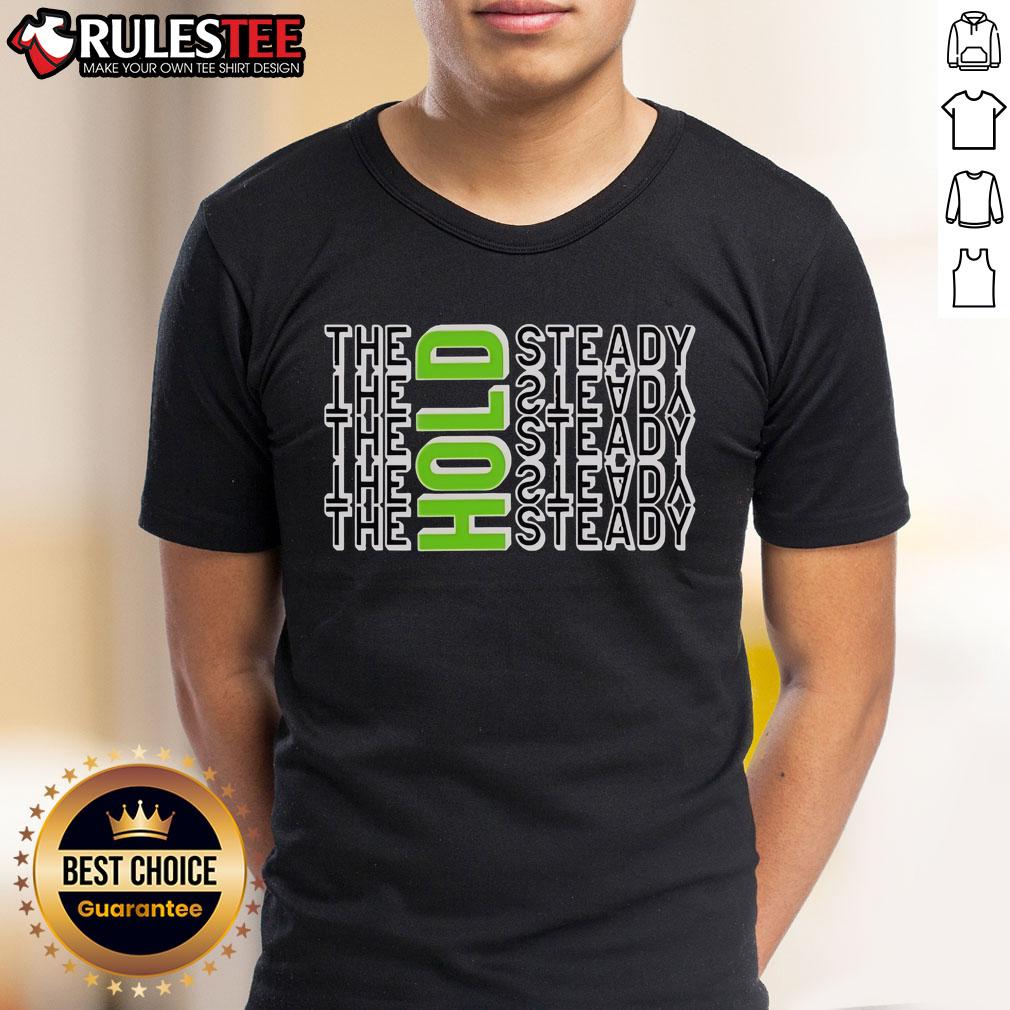 Official The Hold Steady Repeat T-Shirt featuring a bold design, perfect for fans of the band and stylish casual wear.