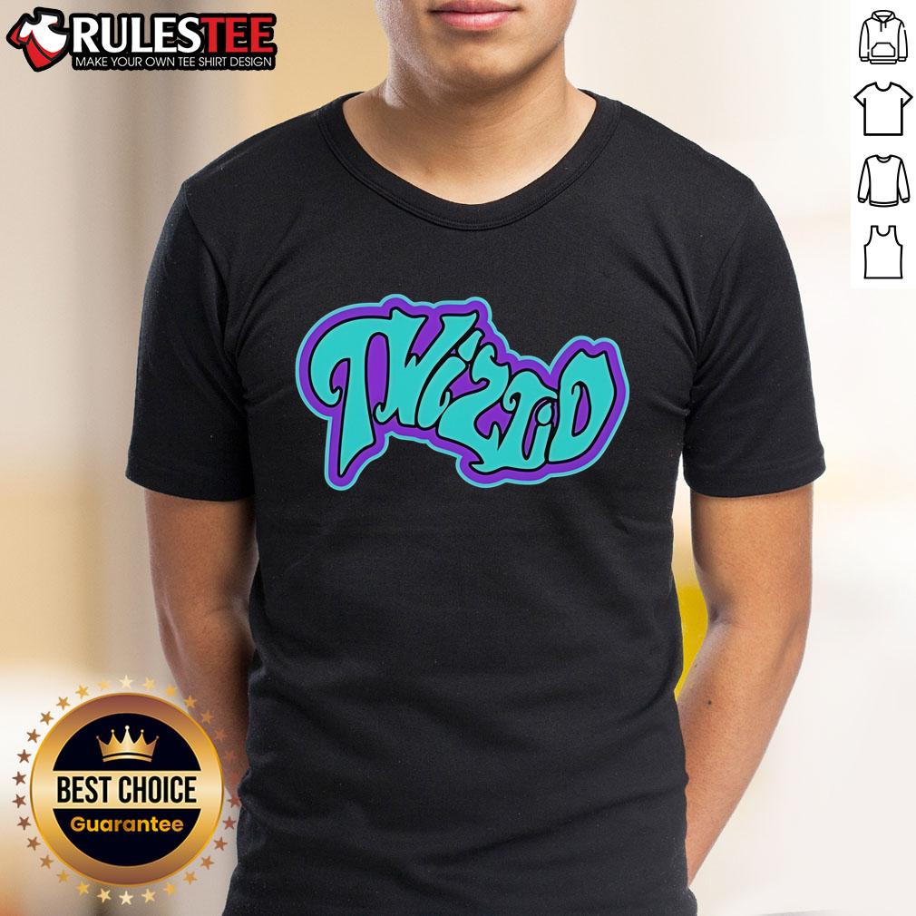 Alt Text: Pretty Twiztid Mostasteless 8 Bit Wavy Logo T-Shirt featuring a vibrant graphic design in retro 8-bit style.