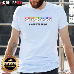 Awesome Cigarette Pride T-Shirt featuring vibrant colors and a bold design celebrating LGBTQ+ culture and individuality.