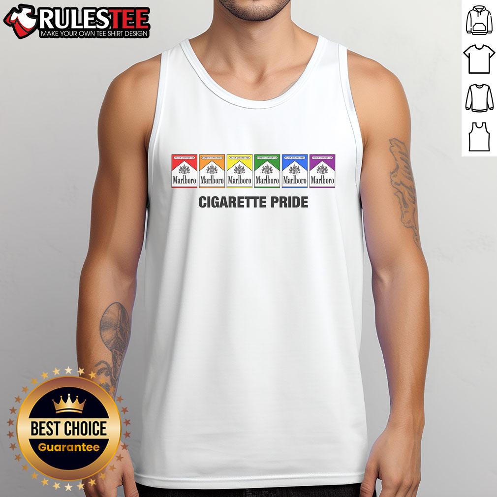 Awesome Cigarette Pride Tank Top featuring a vibrant design, perfect for showcasing your pride and style this summer.