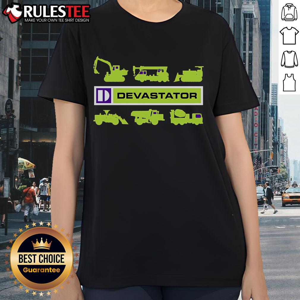 Awesome Devastator Ladies Tee featuring a stylish graphic design and comfortable fit for casual wear.