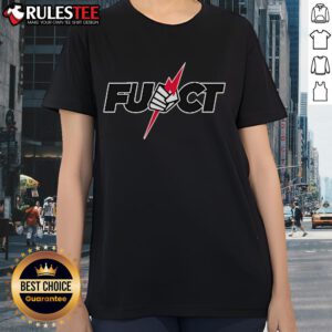 Awesome Fuct Pride Lightning Ladies Tee featuring a vibrant lightning design celebrating LGBTQ+ pride.