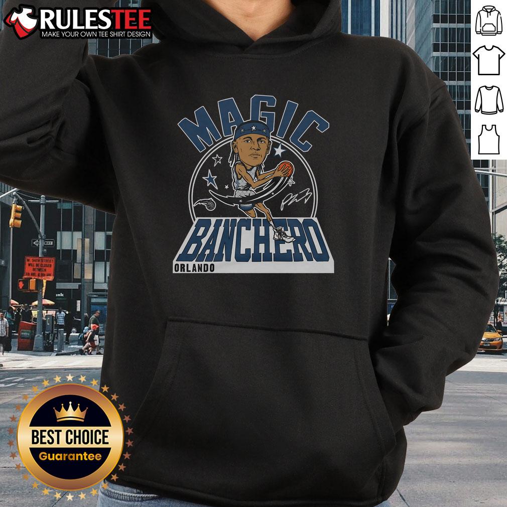 Alt Text: Awesome Magic Paolo Banchero Signature City Edition 2024 Hoodie featuring bold graphics and stylish design.