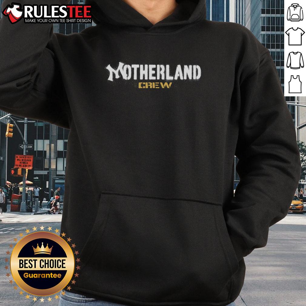 Awesome Motherland Crew Hoodie in vibrant colors, showcasing stylish design and comfortable fit for everyday wear.