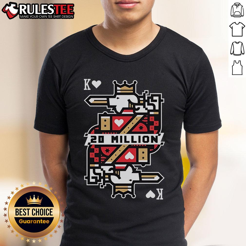 Awesome Technoblade 20 Million Subs T-Shirt featuring bold graphics celebrating Technoblade's YouTube milestone.