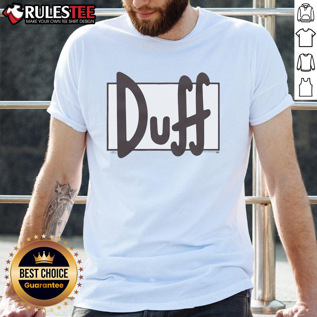 Nice The Simpsons Duff Beer Lightweight T-Shirt featuring iconic Duff logo, perfect for fans of the beloved animated series.