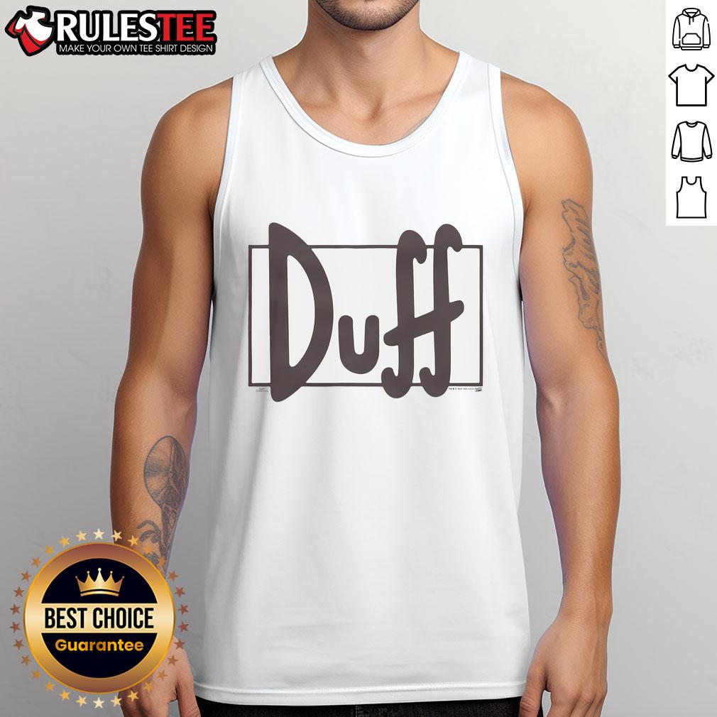 Nice the Simpsons Duff Beer lightweight tank top featuring iconic graphics and a comfortable fit for fans of the show.