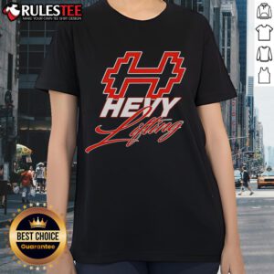 Official Hevy Lifting Ladies Tee featuring a stylish design perfect for workouts and casual wear for fitness enthusiasts.