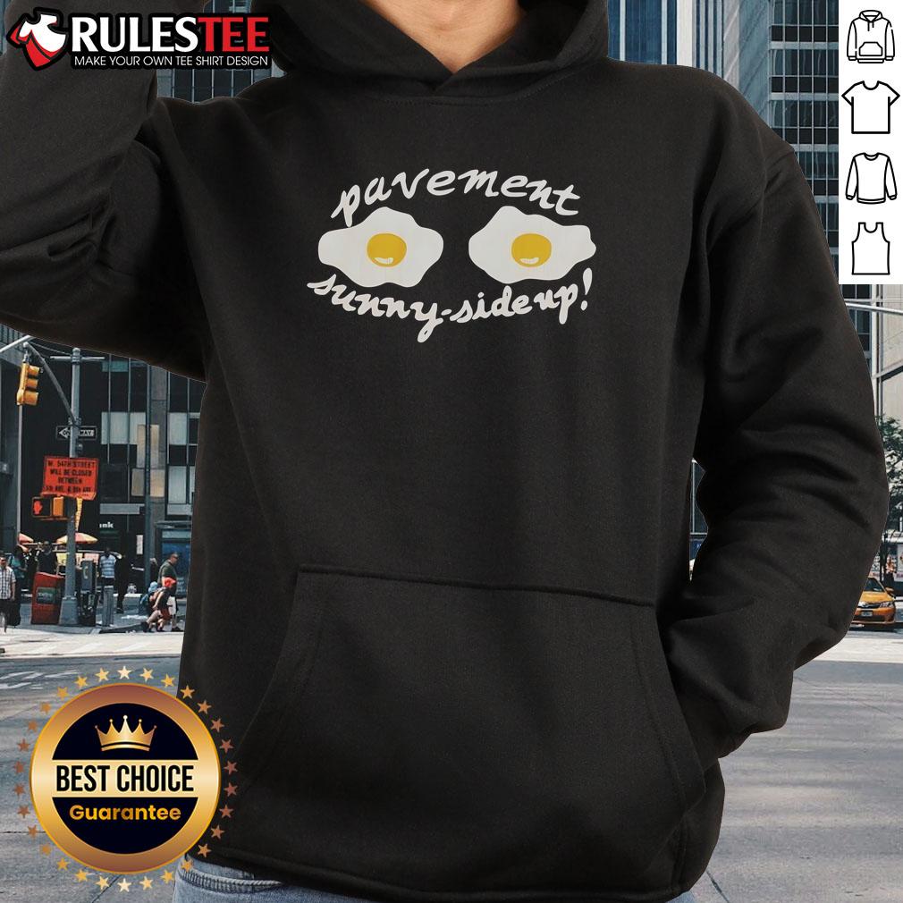 Official Pavement Sunny Side Up Hoodie featuring vibrant graphic design and comfortable fit, perfect for casual wear.