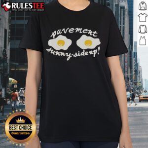 Official Pavement Sunny Side Up Ladies Tee in vibrant design, perfect for casual wear and music festival style.