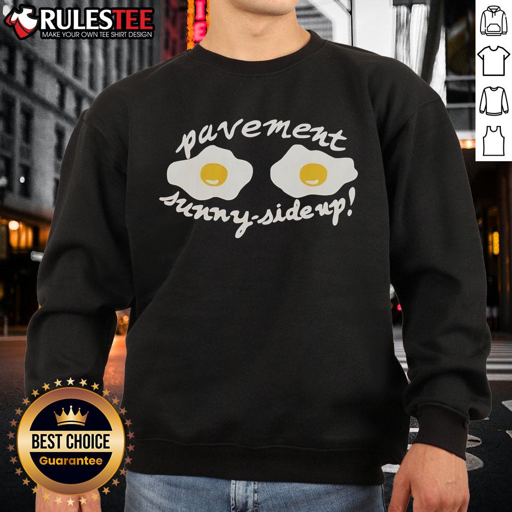 Official Pavement Sunny Side Up Sweatshirt in a vibrant design, perfect for casual, stylish outfits.