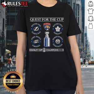Alt Text: Official Florida Panthers 2025 Stanley Cup Champions schedule on a ladies tee, perfect for fans celebrating victory.