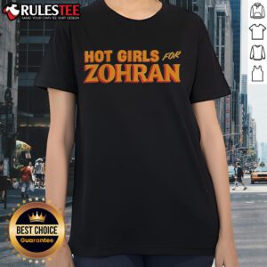 Official Zohran for Mayor of New York Ladies Tee featuring stylish design and campaign logo for women's apparel.