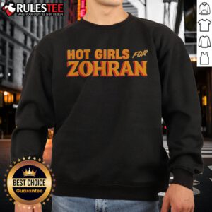 Official Zohran for Mayor of New York sweatshirt featuring bold design and vibrant colors, perfect for campaign supporters.