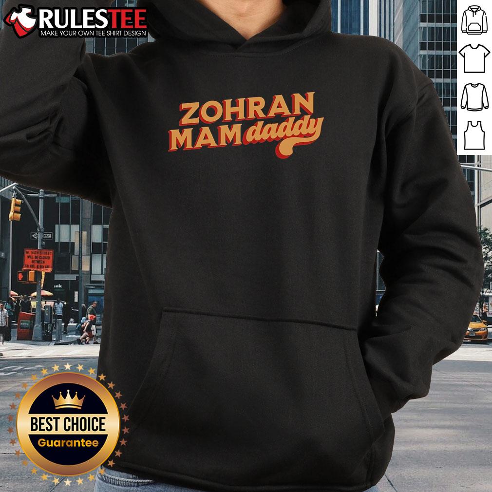 Official Zohran Mamdani hoodie featuring a stylish design, perfect for supporters and fans of Zohran Mamdani.