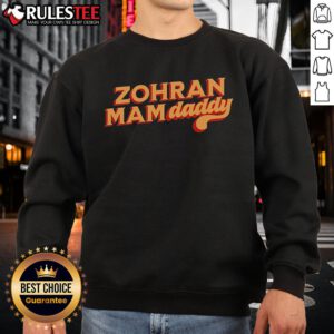 Official Zohran Mamdani sweatshirt featuring a bold design and comfortable fit, perfect for casual wear.