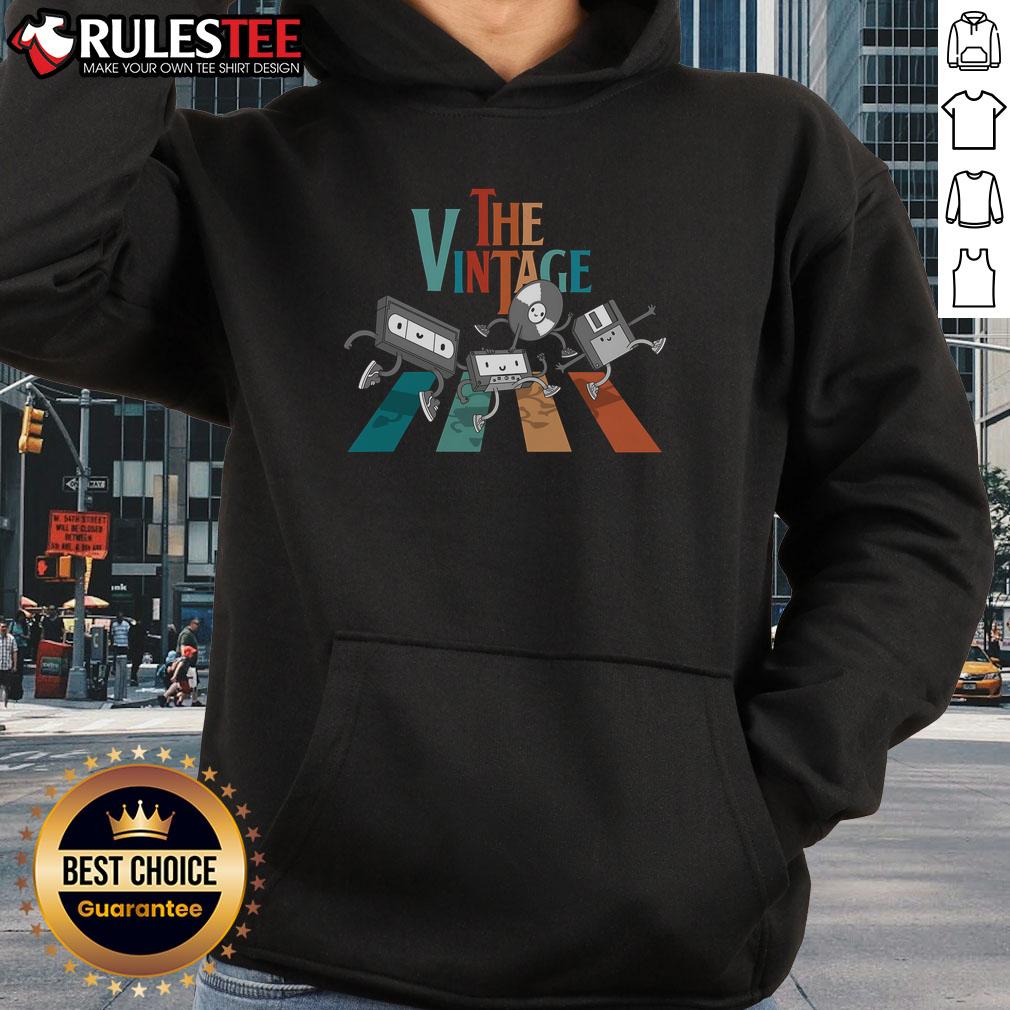 Premium Abbey Road The Vintage Tape Hoodie featuring a classic design and soft fabric, perfect for retro music lovers.