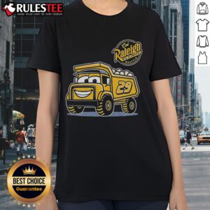 Awesome Cal Raleigh Big Dumper Seattle Mariners 29 truck ladies tee featuring vibrant team colors and stylish design.