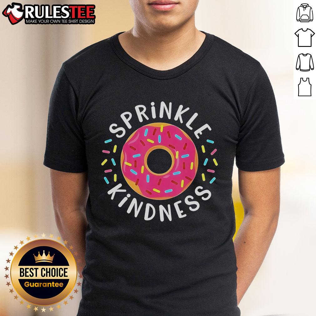 Alt Text: Awesome Sprinkle Kindness Donut T-Shirt featuring a colorful donut design and a positive message for donut lovers.
